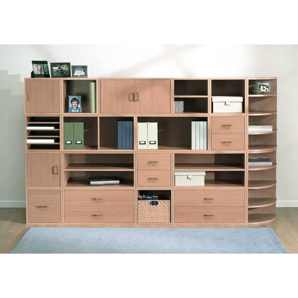 Unbranded 30 in. Honey 2-Door Large Cube