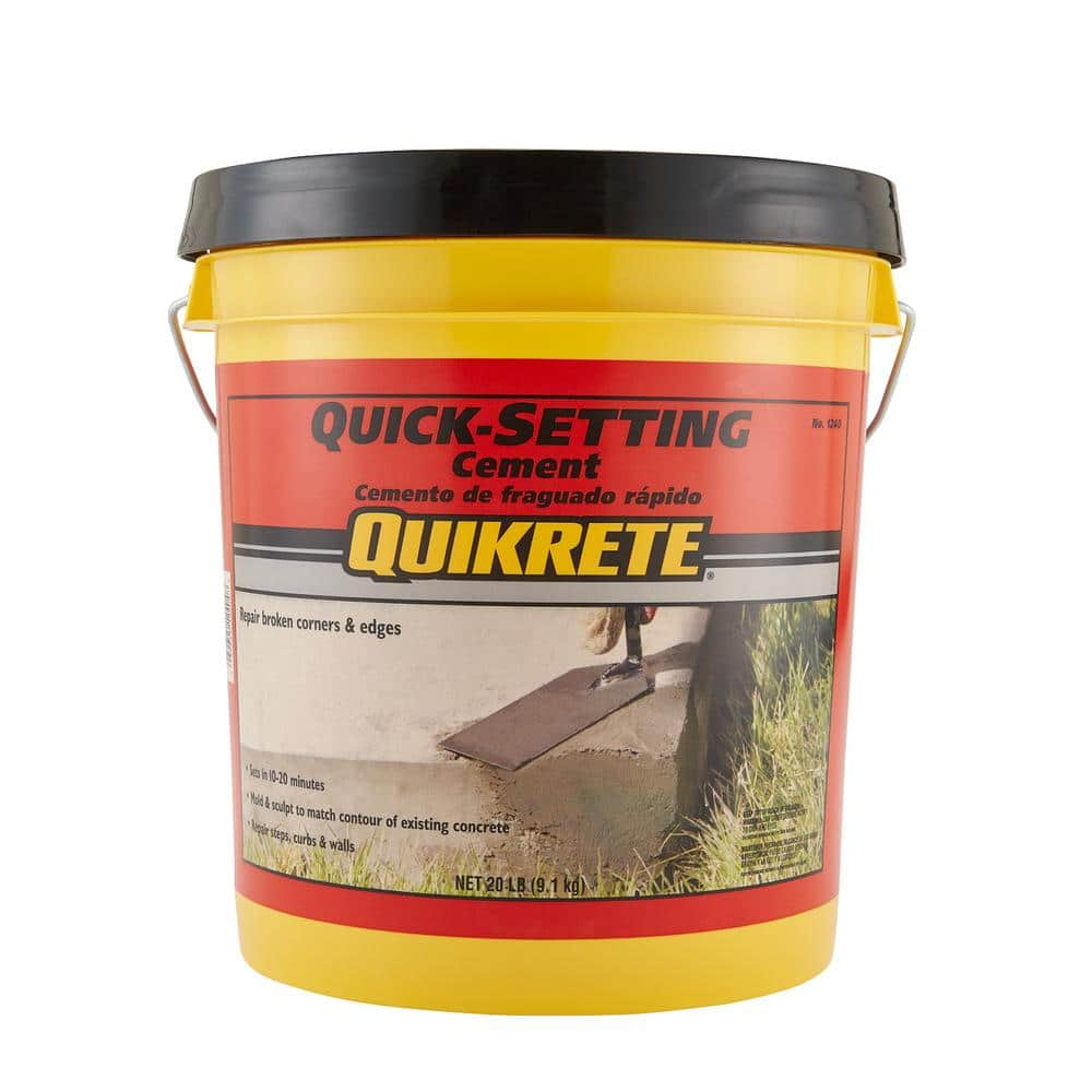 Quikrete 20 Lb. Quick-Setting Cement Concrete Mix 124020 - The Home Depot