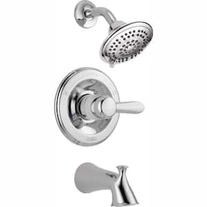 Lahara 1-Handle Tub and Shower Faucet Trim Kit Only in Chrome (Valve Not Included)