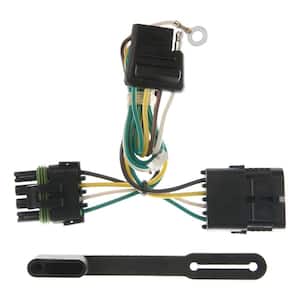 Custom Vehicle-Trailer Wiring Harness, 4-Way Flat, Select C/K Suburban, Blazer, Tahoe, Yukon, Escalade, T-Connector
