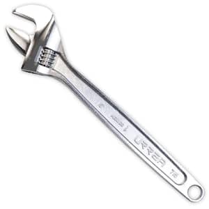 10 in. Long Chrome Adjustable Wrench