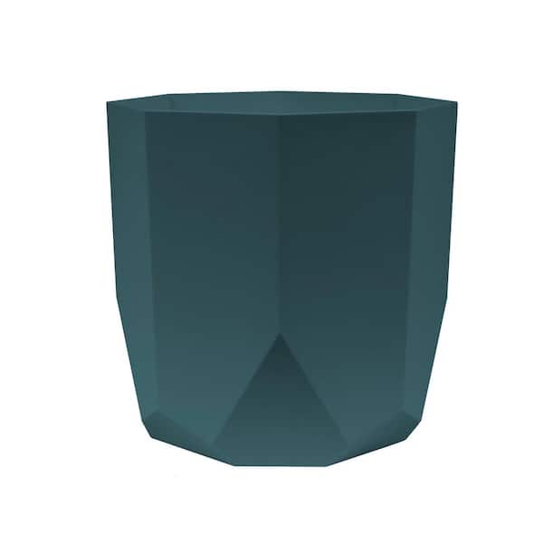 Tuxton 10.13 in. L x 10.13 in. W x 9.75 in. H 10.8 qt. Charleston Green Indoor/Outdoor Plastic Decorative Pot