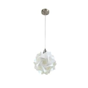 Hado 1-Light White Pendant Globe