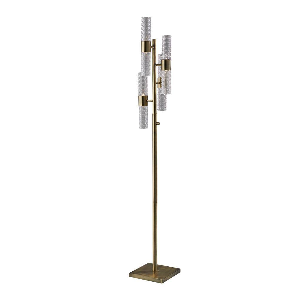 Harriet 67 in. Integrated LED Antique Brass Pendant