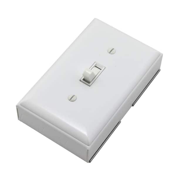 Wiremold 700 Series Metal Surface Raceway Single Pole Switch Kit, White