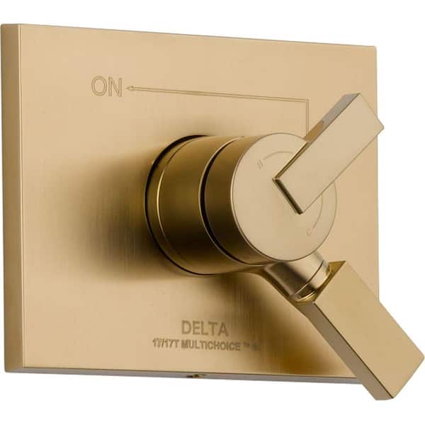 Delta Vero Gold 17 Series 1-Handle Volume and Temperature Control Valve Trim Kit in Champagne Bronze (Valve Not Included)