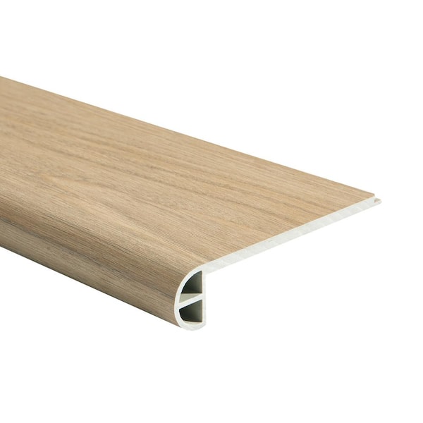 Malibu Wide Plank French Oak Glendale 0.944 in. T x 4.527 in. Width x 94.48 in. L Vinyl Flush Stair Nose Molding