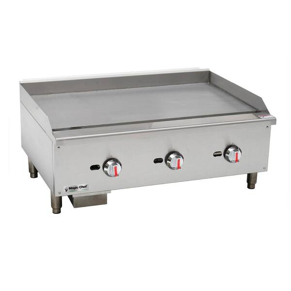thumbnail image 2 of Iron Range 24" Commercial Gas Griddle - 60,000 BTU, Stainless Steel, ETL Certified 2 of 14