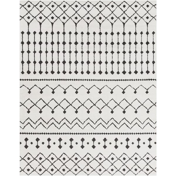 Tehani Black 7 ft. 10 in. x 10 ft. 3 in.Area Rug