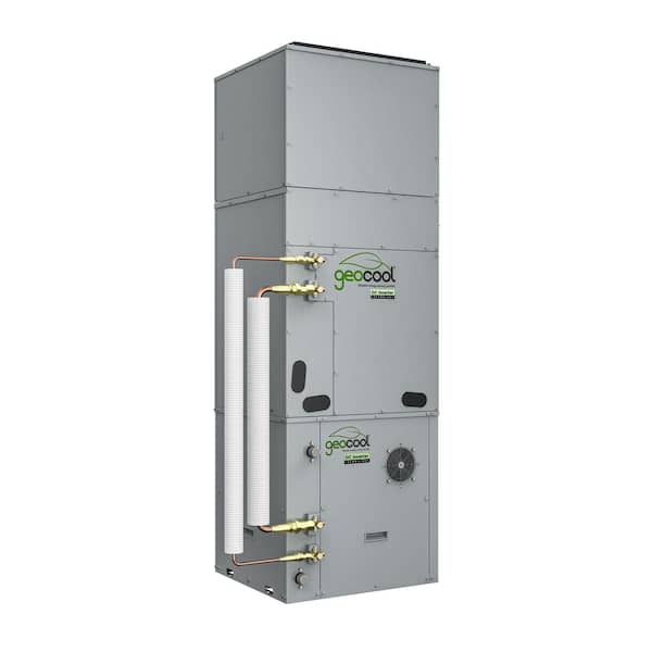 MRCOOL GeoCool Geothermal 48k BTU 4-Ton Vertical Upflow Single-Stack System with Quick Connect Line Set-Bottom Return