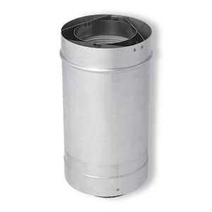 12 in. Vent Length 3 x 5 in. Stainless Steel Concentric Vent for Indoor Tankless Gas Water Heaters