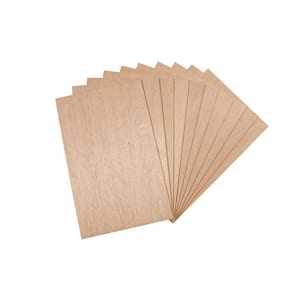 1/4 in. x 1 ft. x 1 ft. 7 in. Mahogany PureBond Plywood Project Panel 2-Sided (10-Pack)