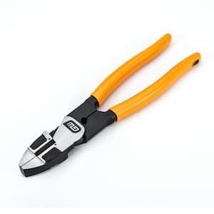 PITBULL 8in. Dipped Handle Linesmans Pliers