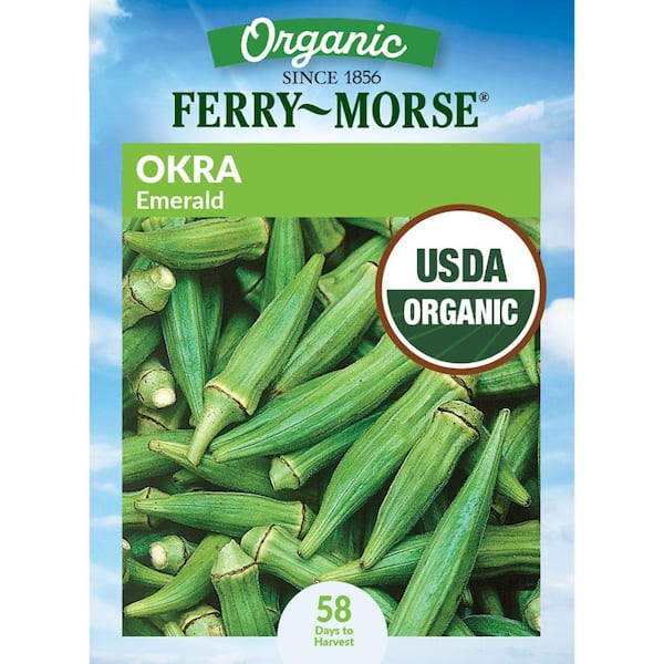 Ferry-Morse Organic Okra Emerald Fruit Seeds