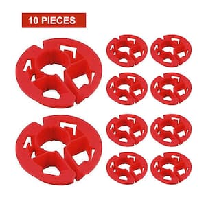 1 in. Metal Stud Insulator for Piping, Wiring, Cable, Running Through Beam; PEX Copper Cushion; Polyethylene (10-Pack)