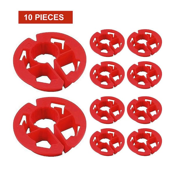 PLUMBFLEX 1/2 in. Metal Stud Insulator for Piping, Wiring, Cable, Running Through Beam; PEX Copper Cushion; Polyethylene (10-Pack)