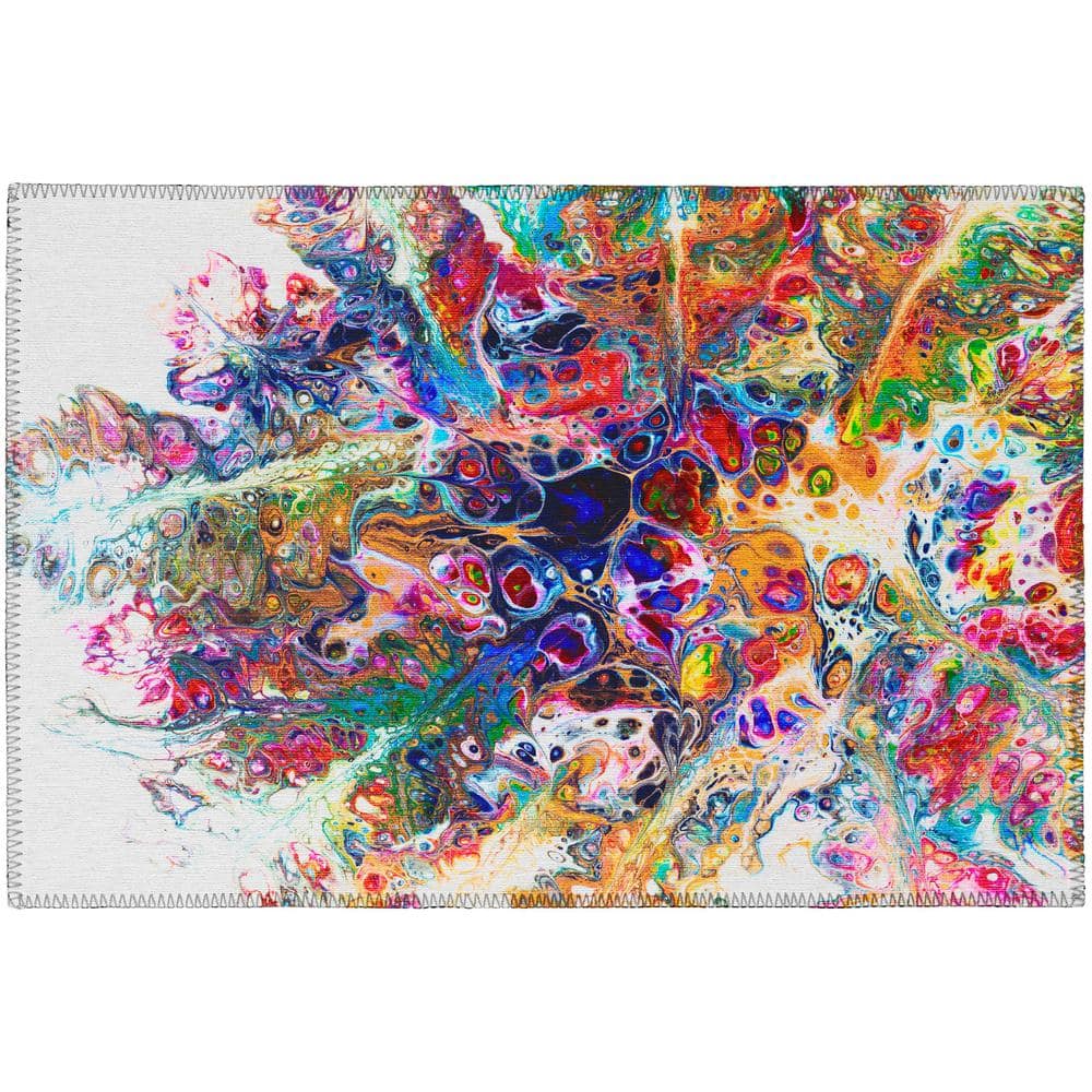 Copeland Carnival 1 ft. 8 in. x 2 ft. 6 in. Abstract Accent Rug