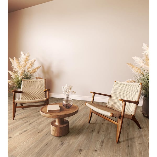 Edwards Oak 6 MIL x 6 in. W x 36 in. L Click Lock Waterproof Luxury Vinyl Plank Flooring (23.95 sqft/case)