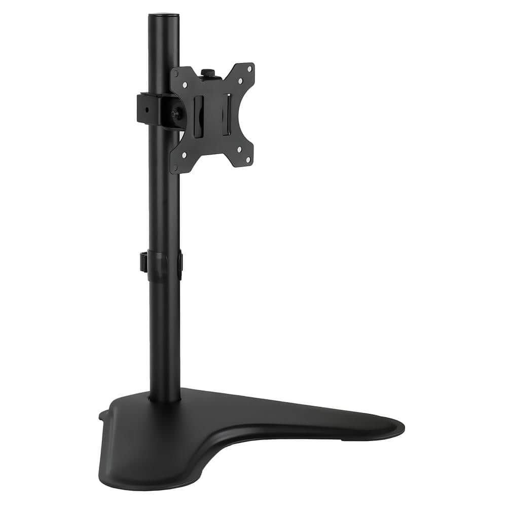 VIVO Single Monitor Desk Stand, Holds Screens up to 32 inch Regular and 38  inch Ultrawide, Freestanding VESA Steel Mount Base, Adjustable Height