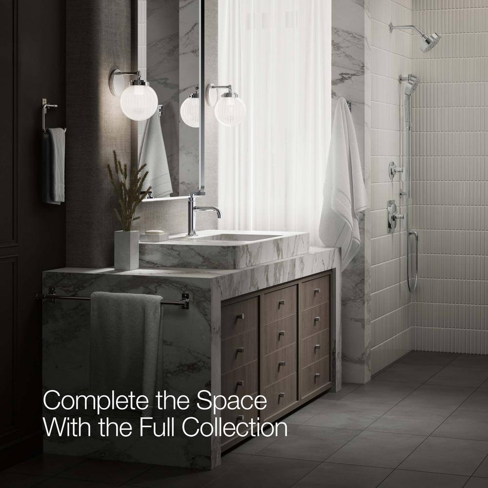 Polished Chrome Single-Handle Bathroom Sink Faucet