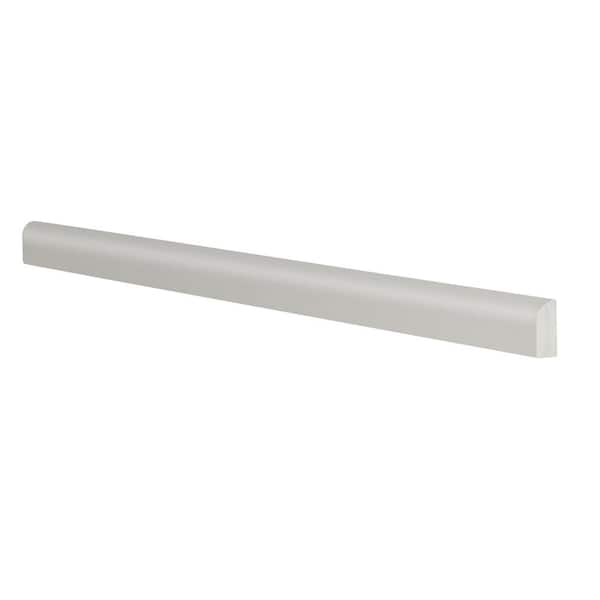 SIMPLY WOODMARK PRO Shaker Full Overlay 94 in. W x 0.75 in. H Scribe Molding in Stone Gray