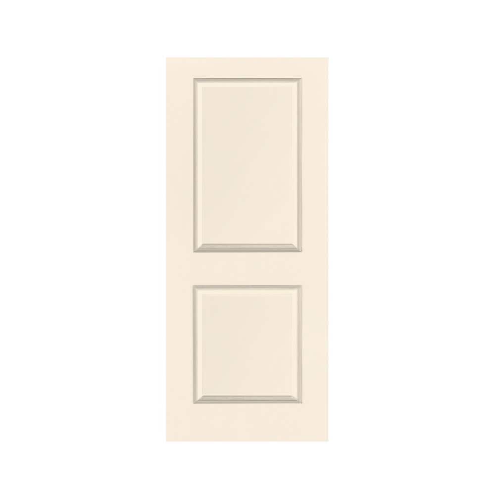 36 in. x 80 in. 2-Panel Beige Stained Composite MDF Hollow Core Interior Door Slab For Pocket Door price history on PriceWatchPro
