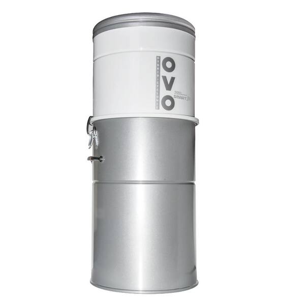 Smart Control Bagless and Bagged Corded Washable Filter Multisurface Central Vacuum 750AW 2-Stage Ametek Motor 35L