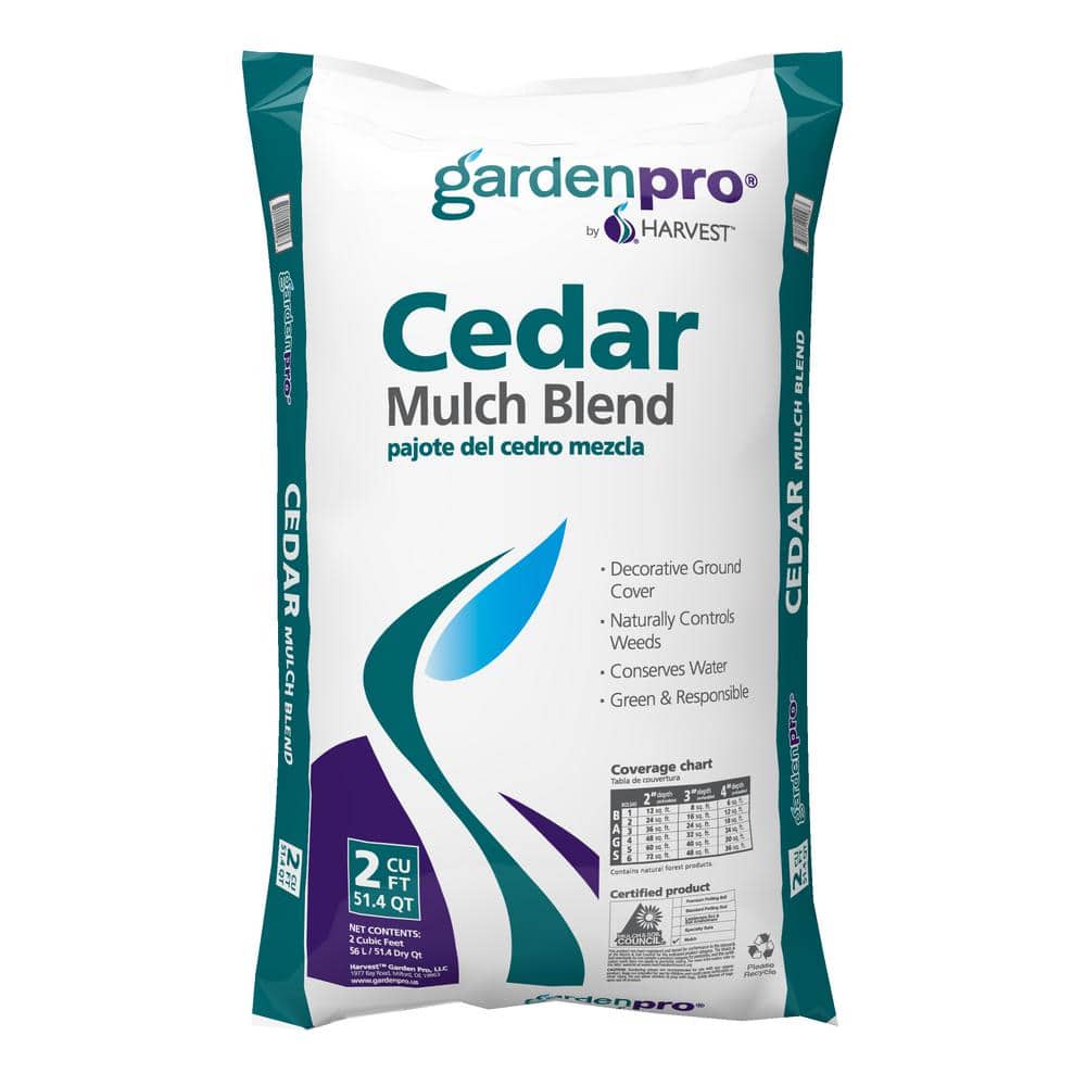 Garden Pro 2.0 cu. ft. Aromatic Cedar Mulch Blend CEDA2G The Home Depot