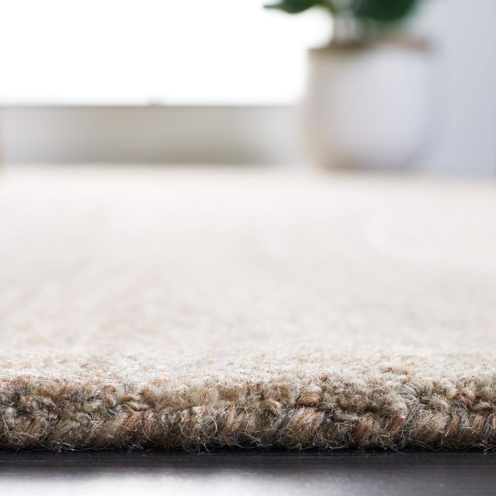 Elysian Abstract Gray Wool Runner Rug, 2'3" x 8', Hand-Tufted