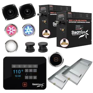 Black Series Wi-Fi and Bluetooth QuickStart Steam Bath Generator Package Control Kit in Oil Rubbed Bronze