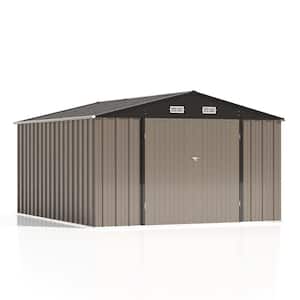 10 ft. W x 12 ft. D Size Upgrade Metal Storage Shed 119 sq. ft.