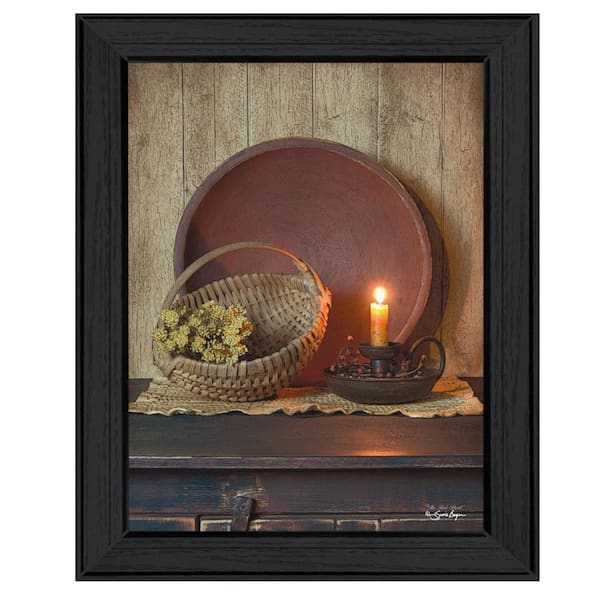 HomeRoots Charlie The Red Bowl 1-Piece Framed Wall Art 18 in. x 14 in.