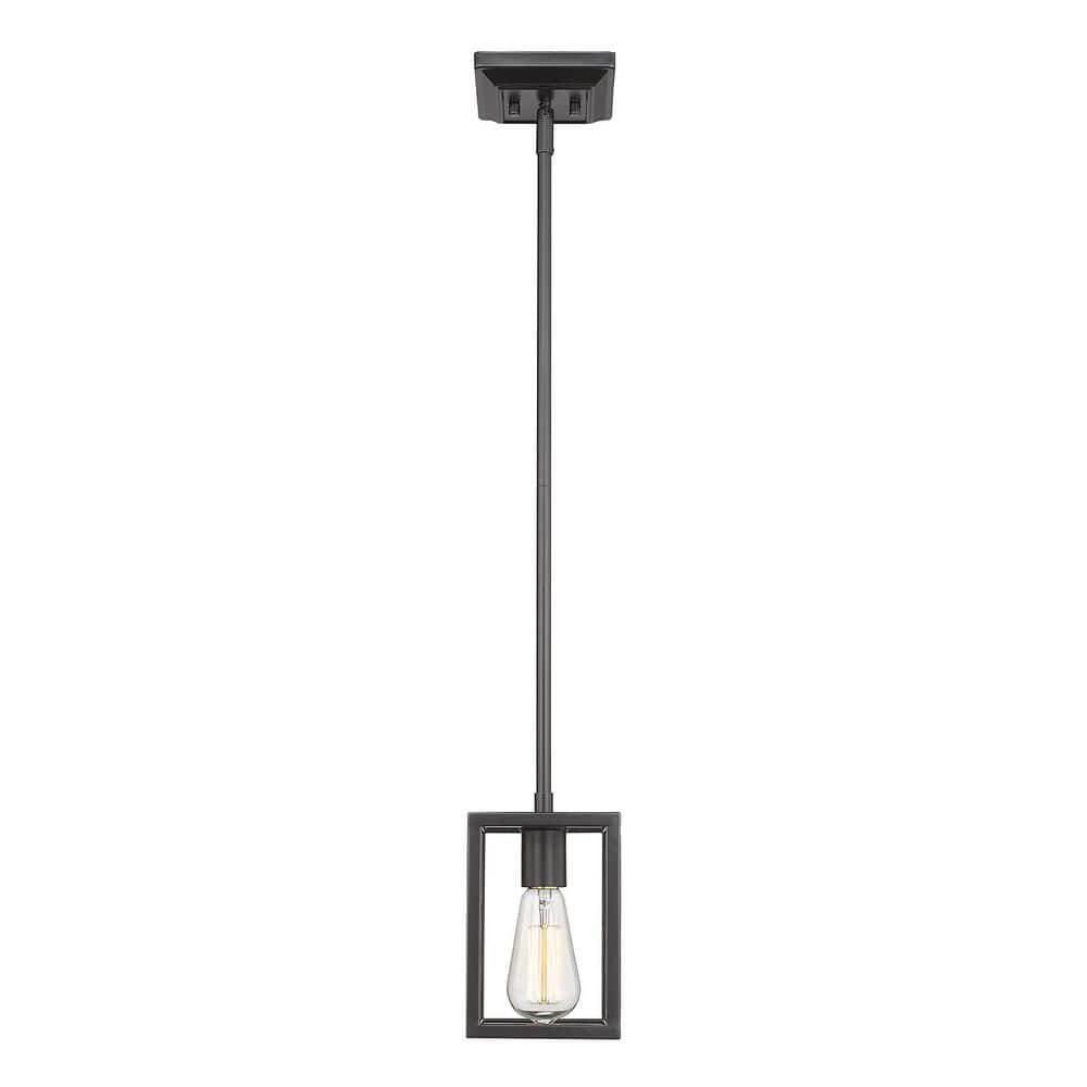 Golden Lighting Wesson Black Transitional Square Pendant Light Golden Lighting Wesson Black Transitional Square Pendant Light