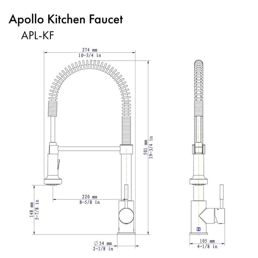 Brushed Nickel Pull-Out Spray Kitchen Faucet with 360-Degree Swivel