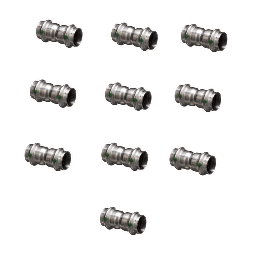 ProPress 3/4 in. Press 316 Stainless Steel Coupling With Stop (10-Pack) price history on PriceWatchPro