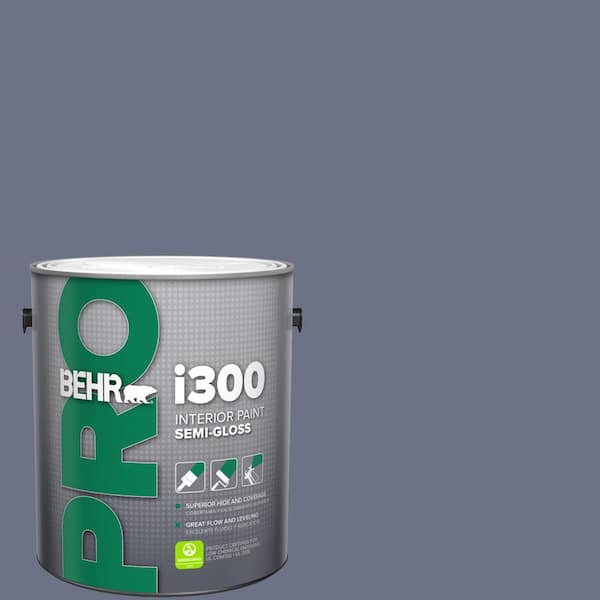 BEHR PRO 1 gal. PPU16 17 Blue Aura Semi Gloss Interior Paint