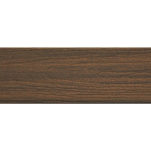 Fiberon Astir 1 in. x 5-1/2 in. x 1 ft. Mountain Ash Grooved Edge Capped Composite Decking Board Sample