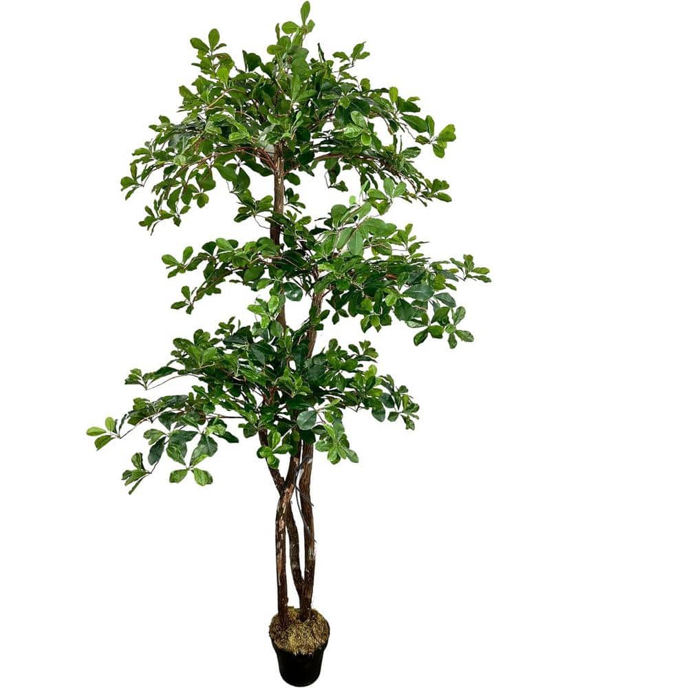 6 .5 ft. Green Artificial Olive Leaf Tree