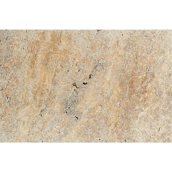 MSI Take Home Tile Sample Tuscany Beige Pattern Tumbled Travertine Paver Tile (0.25 sq. ft.)