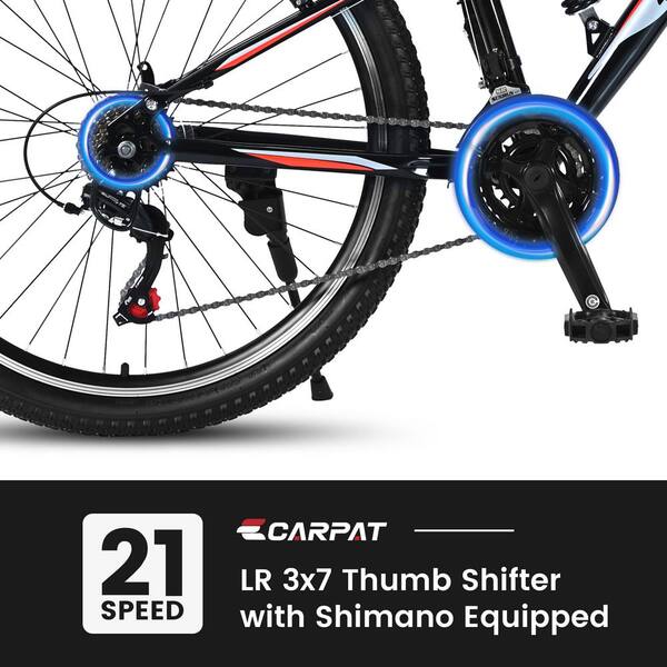 21 Speed Hero Cycle With Shocker Hero Sprint Growler 29T 21 Speed