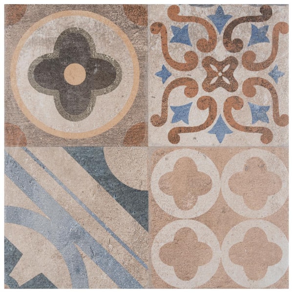 Merola Tile Cazorla Deco Yedra 11-7/8 in. x 11-7/8 in. Porcelain Floor and Wall Tile (10.0 sq. ft./Case)