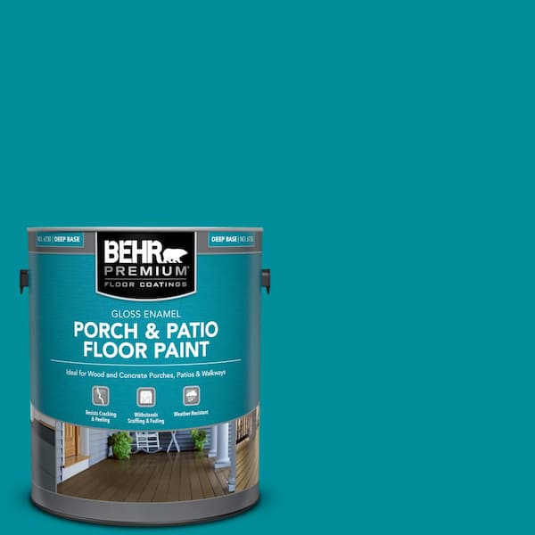 BEHR PREMIUM 1 gal. #P470-6 Bella Vista Gloss Enamel Interior/Exterior Porch and Patio Floor Paint