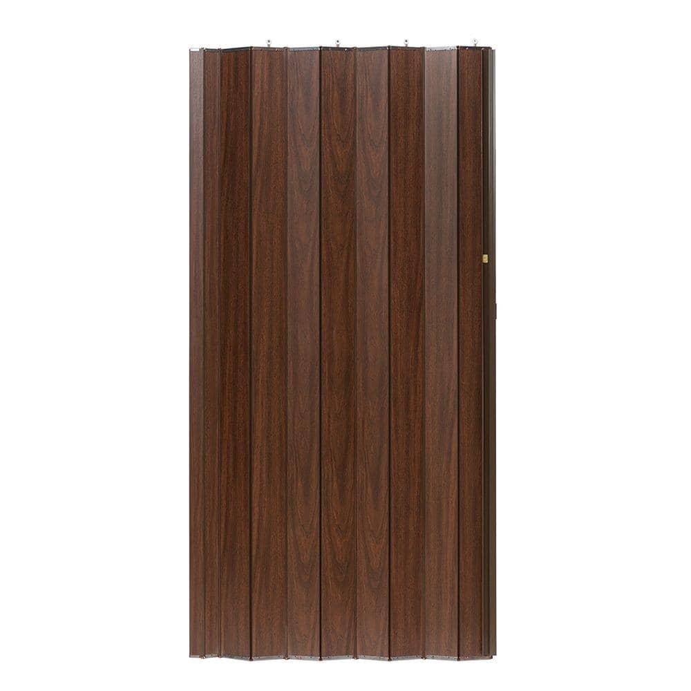 Spectrum 48 in. x 80 in. Woodshire Vinyl-Laminated MDF Walnut