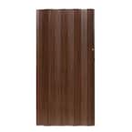 Spectrum 48 in. x 80 in. Woodshire Vinyl-Laminated MDF Walnut