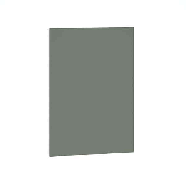 QuickShip Cottage 24 in. W x 0.25 in. H x 34.5 in. D Base Flush End Panel Skin in Conifer