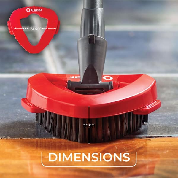 O-Cedar EasyWring Spin Mop Scrub Brush Attachment (1-Pack) 180748