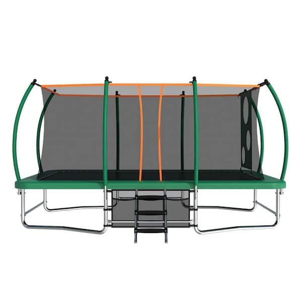 Unbranded 10X16FT Outdoor Square Trampoline for Kids&Adults,Rectangular Tumbling Trampoline,Outdoor Recreational Trampoline