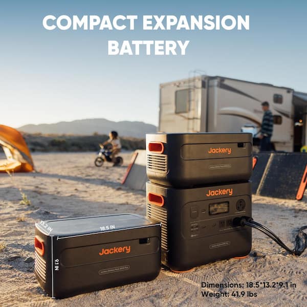 Jackery Explorer 2000 Plus Solar Generator Extra Battery Pack
