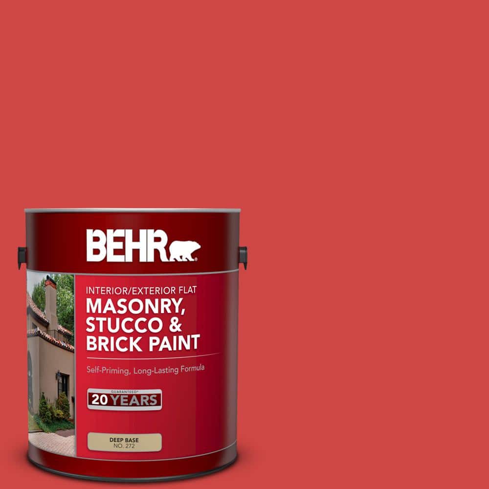 1 gal. #P170-6 Race Car Stripe Flat Interior/Exterior Masonry, Stucco and B