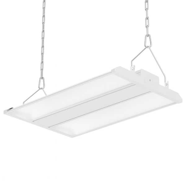 1. 3ft. 150-Watt Equivalent LED Dimmable Linear High Bay Light 20250 Lumens 5000K Daylight 120-277V Material ‎Aluminum